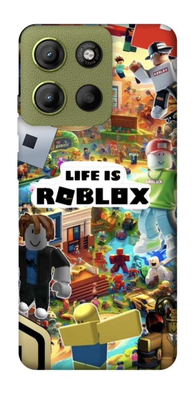 Чехол на Motorola Moto G15 4G Life is Roblox фото 1 из 1