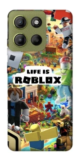 Чехол на Motorola Moto G15 4G Life is Roblox фото 1 из 1