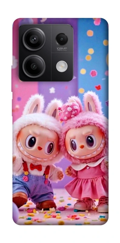 Чохол на Xiaomi Redmi Note 13 5G Labubu twins ver.3 фото 1 з 1