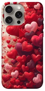 Чехол на Apple iPhone 15 Pro Max (6.7") Many hearts фото 1 из 1