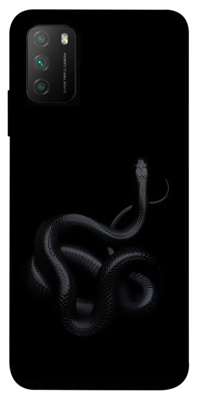 Чехол на Xiaomi Poco M3 Black snake фото 1 из 1