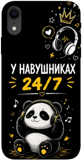 Чехол на Apple iPhone XR (6.1") У навушниках 24/7 фото 1 из 1