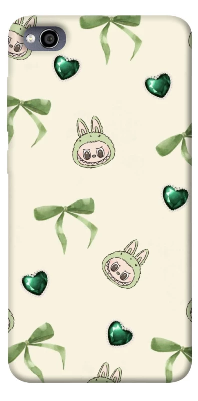Чохол на Xiaomi Redmi 4a Labubu Green Heart фото 1 з 1