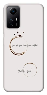 Чехол на Xiaomi Redmi Note 12S Coffee with you фото 1 из 1