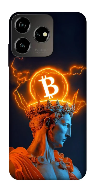 Чехол на ZTE Blade V50 Design 4G Bitcoin God фото 1 из 1
