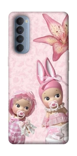 Чехол на Oppo Reno 4 Pro Vintage Blossom Twins фото 1 из 1