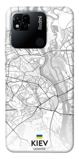 Чохол на Xiaomi Redmi 10A Kiev white map фото 1 з 1