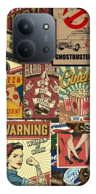 Чохол на Xiaomi Redmi 15C (Global) Retro collage ver.2 фото 1 з 1