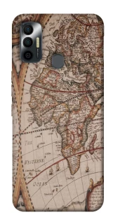 Чехол на TECNO Spark 7 Карта путешествий фото 1 из 1