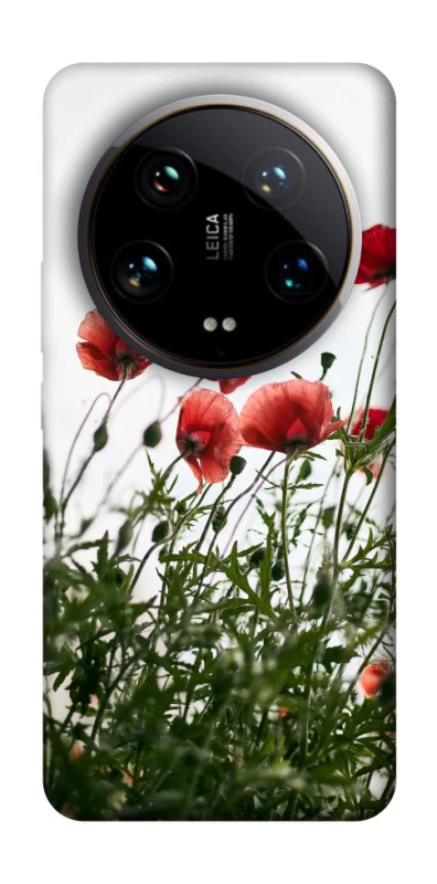 Чохол на Xiaomi 14 Ultra Поле маків фото 1 з 1