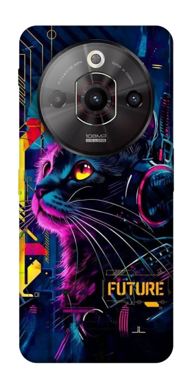 Чохол на ZTE Nubia Focus Pro Cyber Cat v2 фото 1 з 1