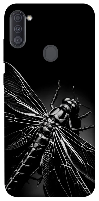Чохол на Samsung Galaxy A11 Black dragonfly фото 1 з 1