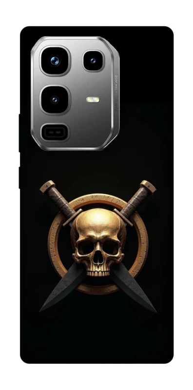 Чохол на Infinix Note 50 Pro Golden Skull фото 1 з 1