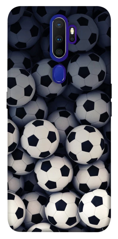 Чохол на Oppo A5 (2020) / Oppo A9 (2020) Футбольні м'ячи фото 1 з 1