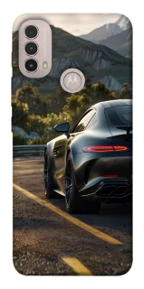 Чохол на Motorola Moto E40 Car in the mountains фото 1 з 1