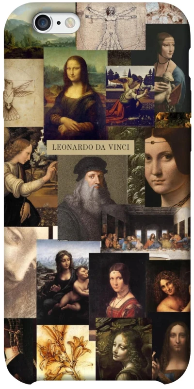 Чехол на Apple iPhone 6/6s plus (5.5") Leonardo da Vinci фото 1 из 1