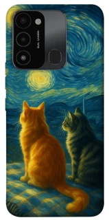 Чохол на TECNO Spark 8C Cats under the stars фото 1 з 1