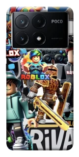 Чохол на Xiaomi Poco X6 Roblox collage ver.1 фото 1 з 1