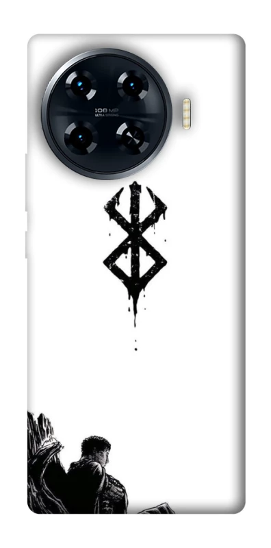 Чехол на TECNO Spark 20 Pro+ berserk white фото 1 из 1