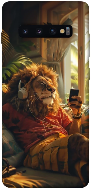 Чохол на Samsung Galaxy S10+ Лев v2 фото 1 з 1