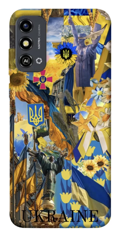Чохол на ZTE Blade A53 Ukraine style ver.8 фото 1 з 1
