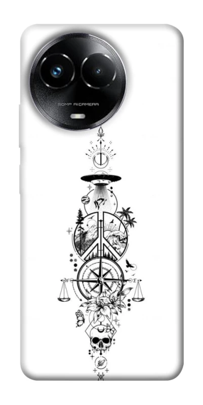 Чехол на Realme C67 4G Tattoo ver.7 фото 1 из 1