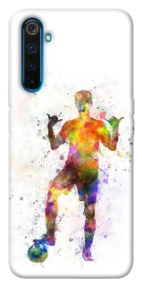 Чохол на Realme 6 Pro Football Player v3 фото 1 з 1