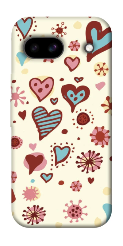 Чохол на Google Pixel 8a Pretty hearts фото 1 з 1