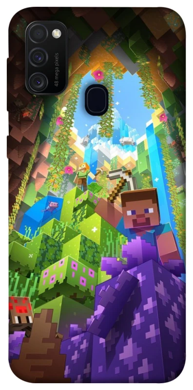 Чехол на Samsung Galaxy M21 Minecraft forever фото 1 из 1