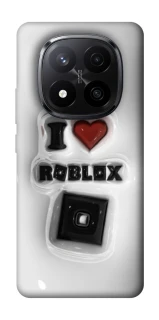 Чохол на Xiaomi Redmi Note 14 Pro+ 5G I love Roblox фото 1 з 1