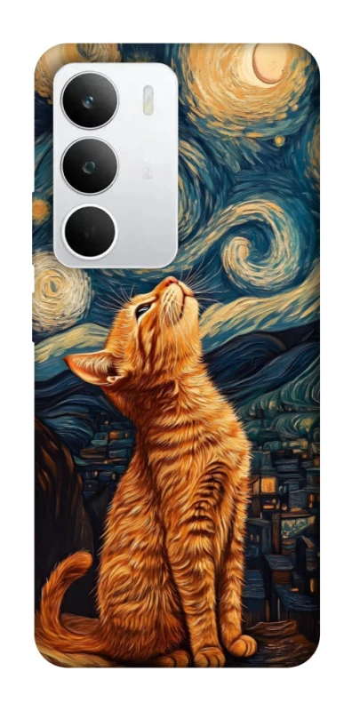 Чохол на Realme C71 van gogh cat фото 1 з 1