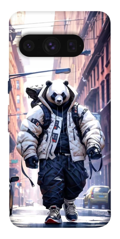 Чехол на Google Pixel 8 Pro Панда курьер фото 1 из 1