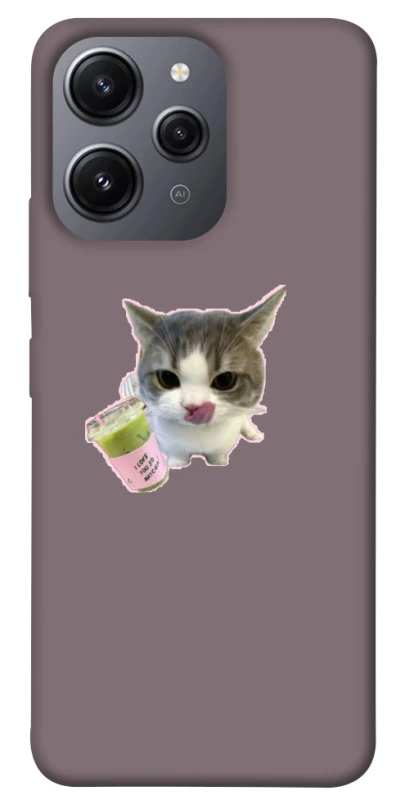 Чохол на Xiaomi Redmi 12 cat matcha фото 1 з 1