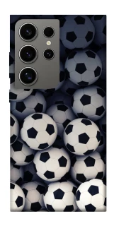 Чехол на Samsung Galaxy S24 Ultra Футбольные мячи фото 1 из 1
