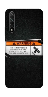 Чехол на Huawei Honor 20 / Nova 5T Warning фото 1 из 1