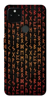 Чехол на Google Pixel 5A Руны фото 1 из 1