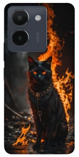 Чохол на Vivo Y36 Вогняний кіт фото 1 з 1