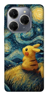 Чохол на TECNO Spark 20 Pro Pikachu and Van Gogh фото 1 з 1