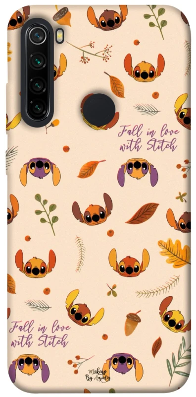 Чехол на Xiaomi Redmi Note 8 Fall in love with Stitch фото 1 из 1