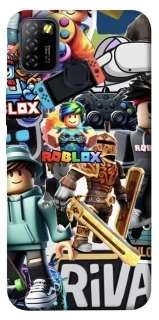 Чохол на Infinix Hot 10 Lite Roblox collage ver.1 фото 1 з 1