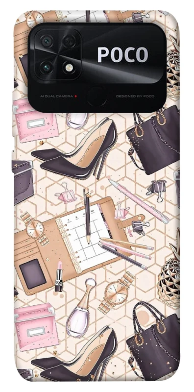 Чехол на Xiaomi Poco C40 Fashion collage ver.9 фото 1 из 1