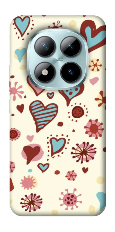 Чохол на Xiaomi Redmi Note 15 Pro+ 5G Pretty hearts фото 1 з 1