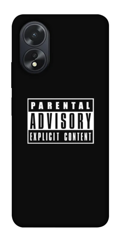 Чохол на Oppo A38 Parental Advisory Label фото 1 з 1