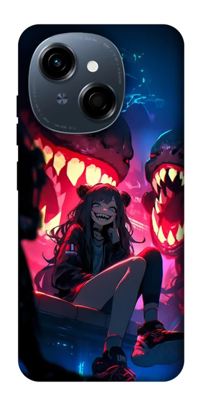 Чехол на TECNO Spark Go 1 Anime girl фото 1 из 1