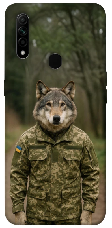 Чехол на Oppo A31 Волк защитник фото 1 из 1