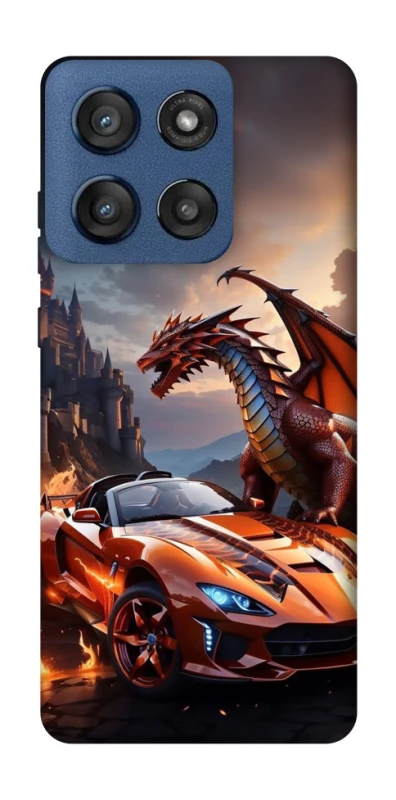 Чохол на Motorola Edge 60 Stylus Сar and dragon фото 1 з 1