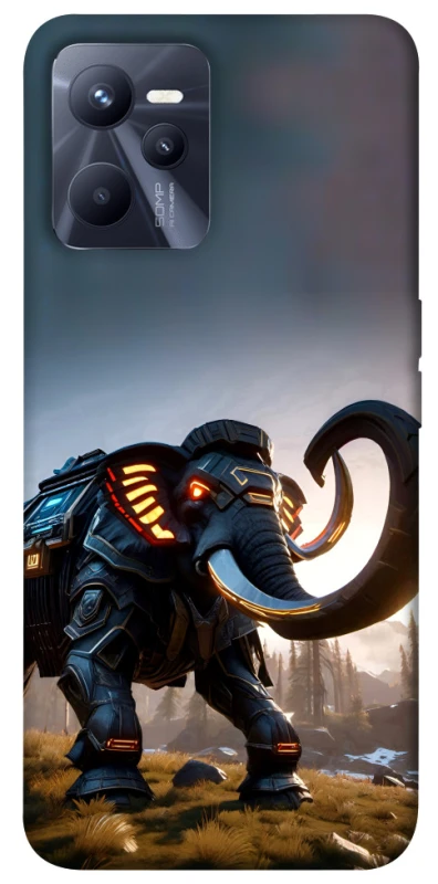 Чехол на Realme C35 Cyber ​​elephant фото 1 из 1