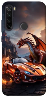 Чохол на Xiaomi Redmi Note 8T Сar and dragon фото 1 з 1