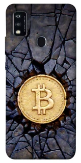 Чохол на ZTE Blade A51 Bitcoin cracks фото 1 з 1