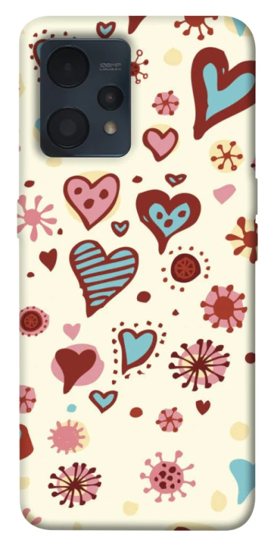 Чохол на Realme 9 4G / 9 Pro+ Pretty hearts фото 1 з 1